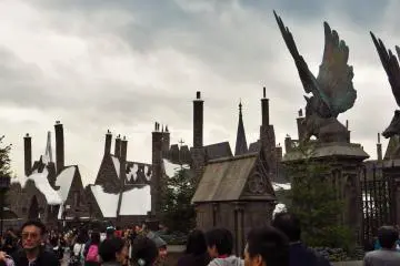 <p>Poudlard depuis la sortie du man&egrave;ge The Forbidden Journey</p>