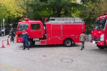 <p>The fire brigade are citizens of the Aoba area, too</p>