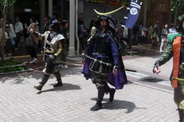 <p>The lead member of the Date Bushotai: Date Masamune</p>
