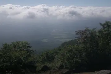 <p>Une vue prise au tiers de la mont&eacute;e</p>