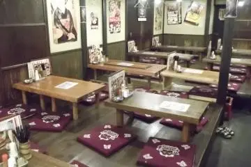 <p>The main seating area inside</p>