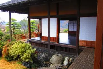 The view from Kobuntei's lower floor, over Lake Senba