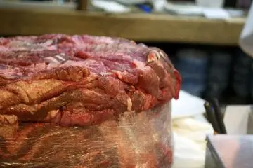 Raw tongue waiting to be grilled