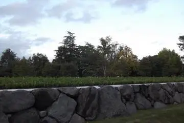 Some remains of the castle that used to stand here