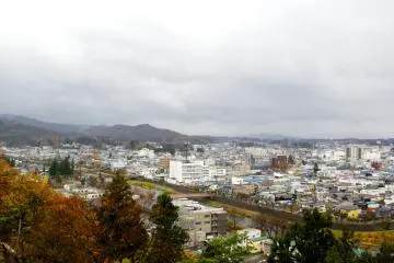 <p>Beautiful view as seen from the Observatory of Yokote&nbsp;Castle</p>