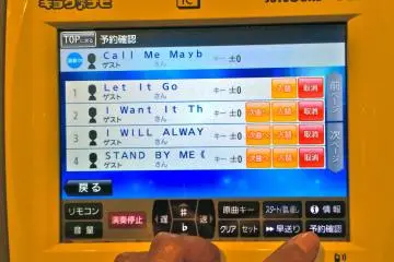 <p>Want to view your playlist? Press this black button on the bottom right corner. Then remove by pressing the red button.</p>