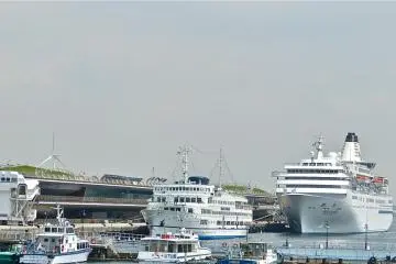 Osanbashi Pier welcomes some spectacular ships throughout the year