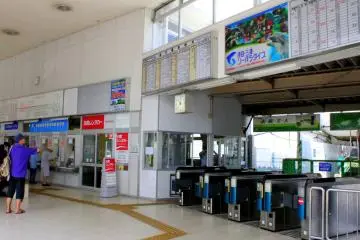 <p>The entrance/exit gate to and from the station...</p>