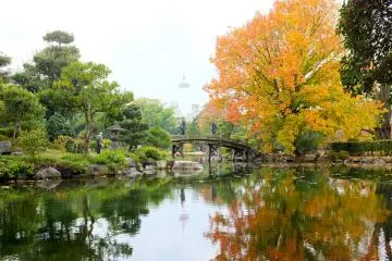 <p>The beautiful snow-capped bridge (Shinsetsu-kyo)</p>