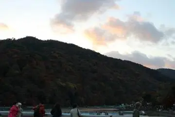 해질녘의 아라시야마 
