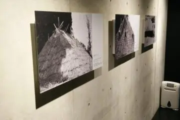 <p>Photographs of traditional snow storage that would give ice in summer months</p>
