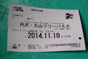 The Tanzawa-Oyama Freepass