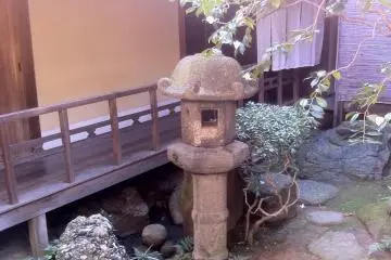 <p>front and back courtyards add space and act as climate control</p>