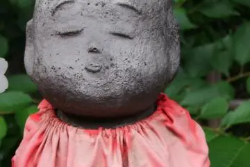 Cada estatua tiene su muy propia expresión