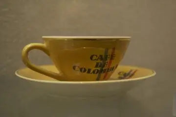 <p>A large collection of beautiful coffee cups can be seen at the UCC Coffee Museum</p>