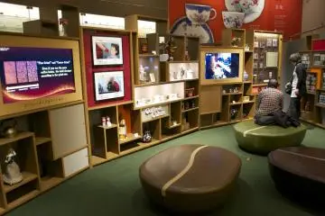<p>Well-designed space at UCC Coffee Museum helps visitors discover coffee in relation to culture</p>