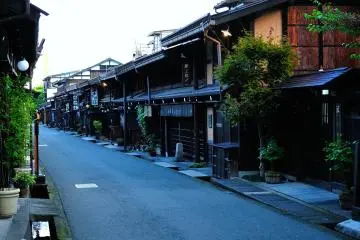 <p>Beautiful old houses line the street</p>