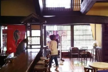 Inside the restaurant