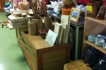 Souvenirs and produce