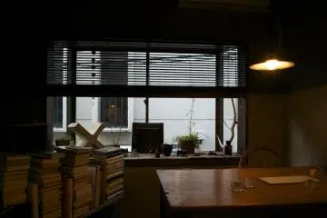 <p>Corner of the cafe</p>