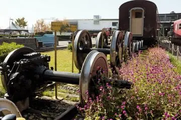 <p>Don&rsquo;t forget to also check this old train, located next to the locomotive house.</p>
