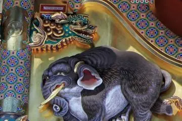 <p>Sozonozo Elephants (Imaginary Elephants) > หรือ ช้างในจินตนาการ โดยรูปแกะสลักอันวิจิตรนี้แกะโดยศิลปินในยุคนั้นที่ไม่เคยเห็นช้างมาก่อน</p>