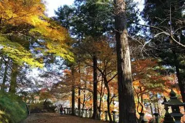 미코시덴에서, 조용한 길은 메인 기도실로 이끈다