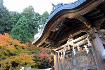 <p>Holy-looking main hall of Okafuto Shrine</p>