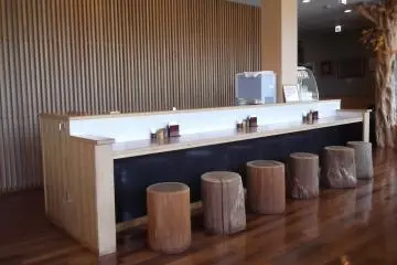 The counter, for solo diners at busy times I suppose