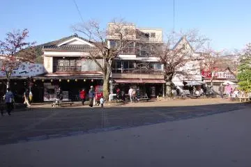 <p>Street by Lake Sagami - quiet and relaxed atmosphere&nbsp;</p>