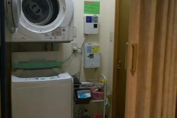 <p>ที่นี่มีเครื่องซักและอบผ้าไว้ให้บริการด้วย</p>