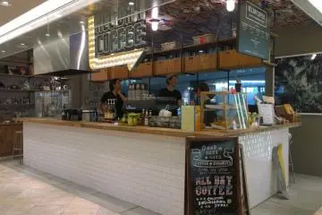 <p>All Day Coffee นั้นเป็นร้านในรูปแบบ Coffee Stand ซึ่งมีขนาดไม่ใหญ่นัก มักเป็นเค้าเตอร์เล็กๆ แต่ก็ตกแต่งเก๋ไม่แพ้คาเฟ่เท่ๆ เลยทีเดียว ร้านลักษณะนี้จะเน้นลูกค้าที่มาไวไปไว ไม่เน้นลูกค้าที่นั่งนานๆ เหมือนในคาเฟ่ แต่ก็มีโซนให้ลูกค้าได้นั่งชิลล์สักพักเช่นกัน</p>