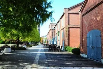 <p>The brick building was actually a factory long time ago</p>