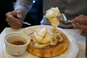 <p>That very first bite...</p>