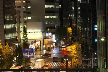 <p>Night view of Ginza</p>