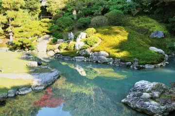 The Garden of Soami and Ryujin-no Ike Pond (Dragon God Pond)