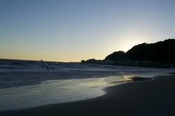 <p>Sunset at Hase Beach</p>