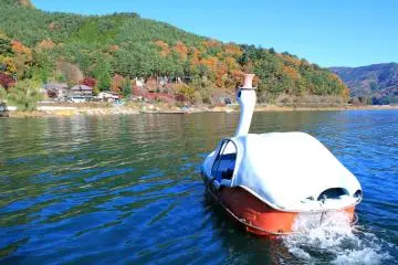 <p>On our way back to the pier after a 30-minute excursion on the lake</p>