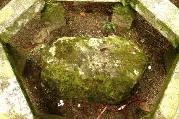 <p>In Japan, rocks such as this one here have a spiritual significance. There is a smooth boulder housed inside a small wooden building there called the&nbsp;Miroku stone (not the one pictured here). One is challenged to lift it to a shelf. It is believed that the stone feels lighter to good people and heavier to bad people.</p>