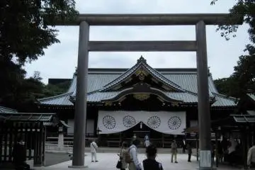 Impressive torii (shrine gate)