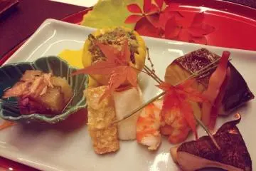 Dinner at Hiiragiya Ryokan, Kyoto