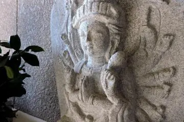 <p>Another Kannon statue in the cave</p>