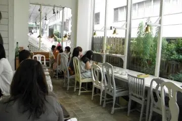 The terrace area