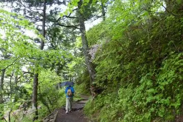 A round trip hike around Yunoko Lake takes about one hour. 