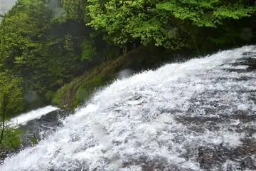 The top of the falls.