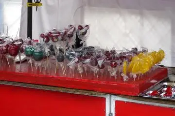 Candy apples - also grapes, strawberries and mice!