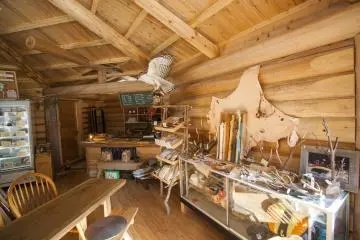 <p>Inside the lodge</p>