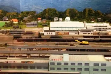 A miniature version of&nbsp;Fukuchiyama Railway Station.
