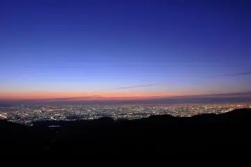 동 록코 관측데크에서 본 야경