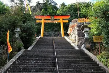 <p>The first torii gate of Kumano Nachi Taisha Shrine</p>